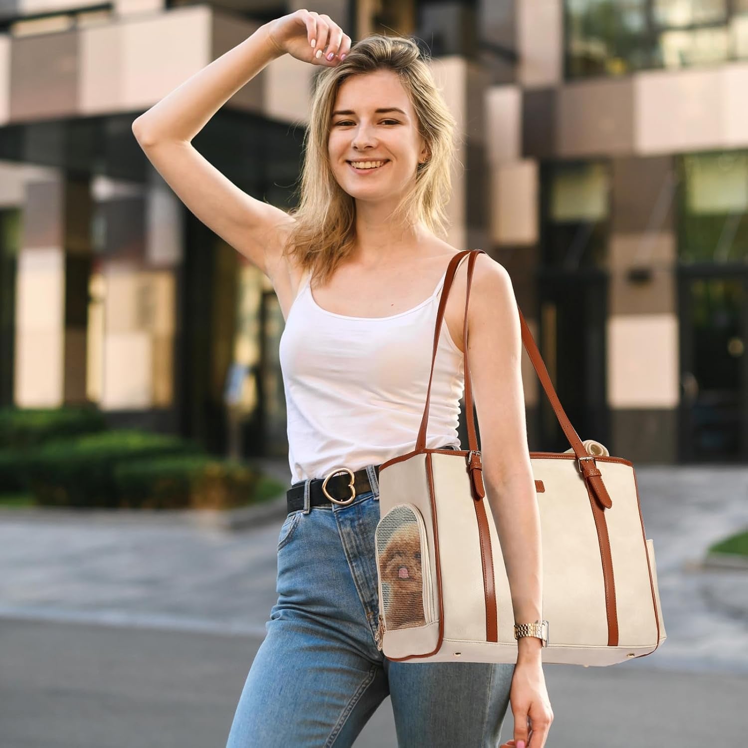 Fashion portable tote bag for small Dogs, Cats or puppies. 