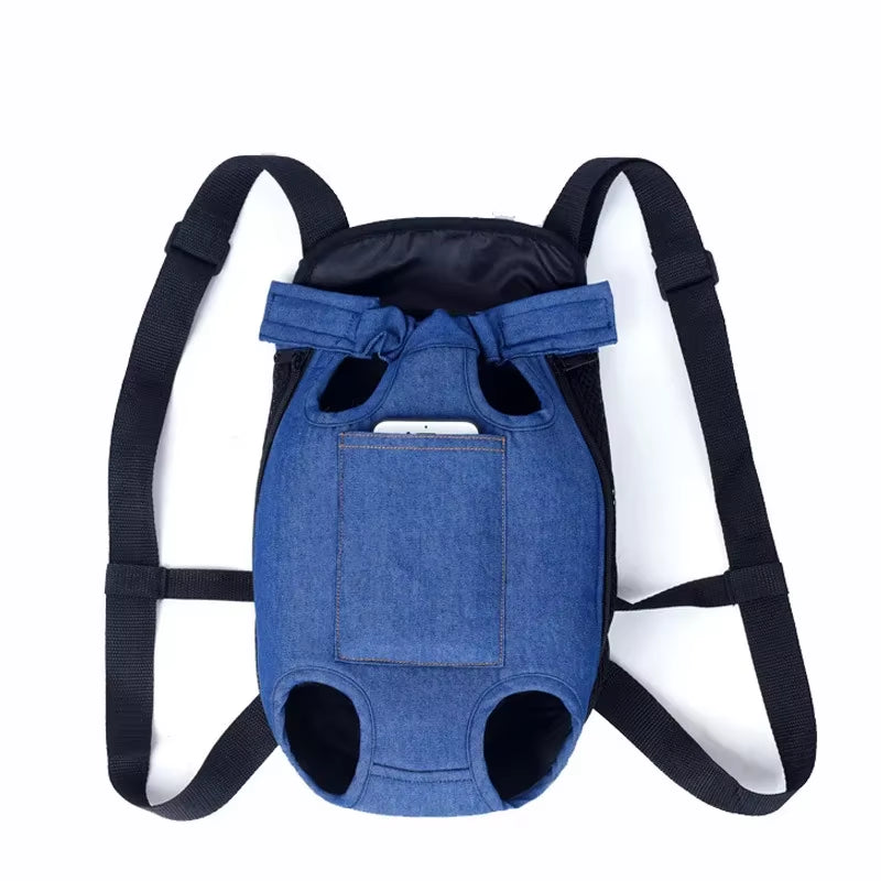 Pets Cat Bag Denim Pet Dog Backpack Outdoor Travel Cat Carrier Bag for Small Dogs Breathable Shoulder Puppy Kedi Carring Bags