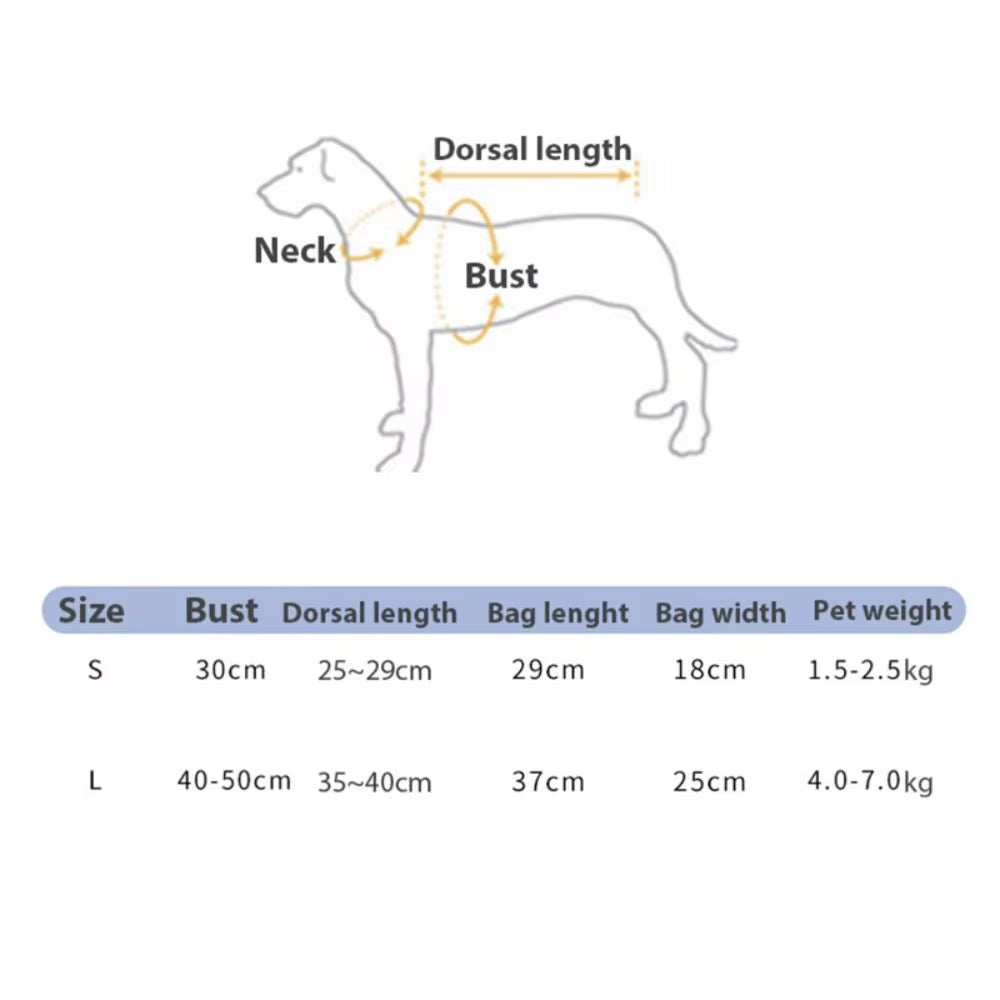 Adjustable Dog Front Carrier Legs Out or Backpack Carrier for Small Dogs, Cats, and Puppies