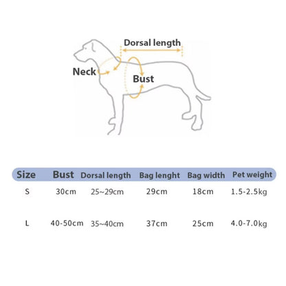 Adjustable Dog Front Carrier Legs Out or Backpack Carrier for Small Dogs, Cats, and Puppies