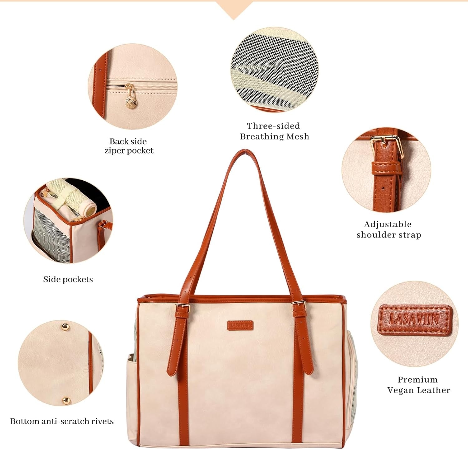 Fashion portable tote bag for small Dogs, Cats or puppies. 